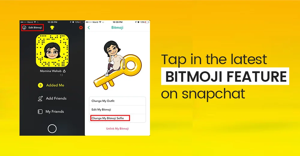 Tap in the Latest Bitmoji Feature on Snapchat